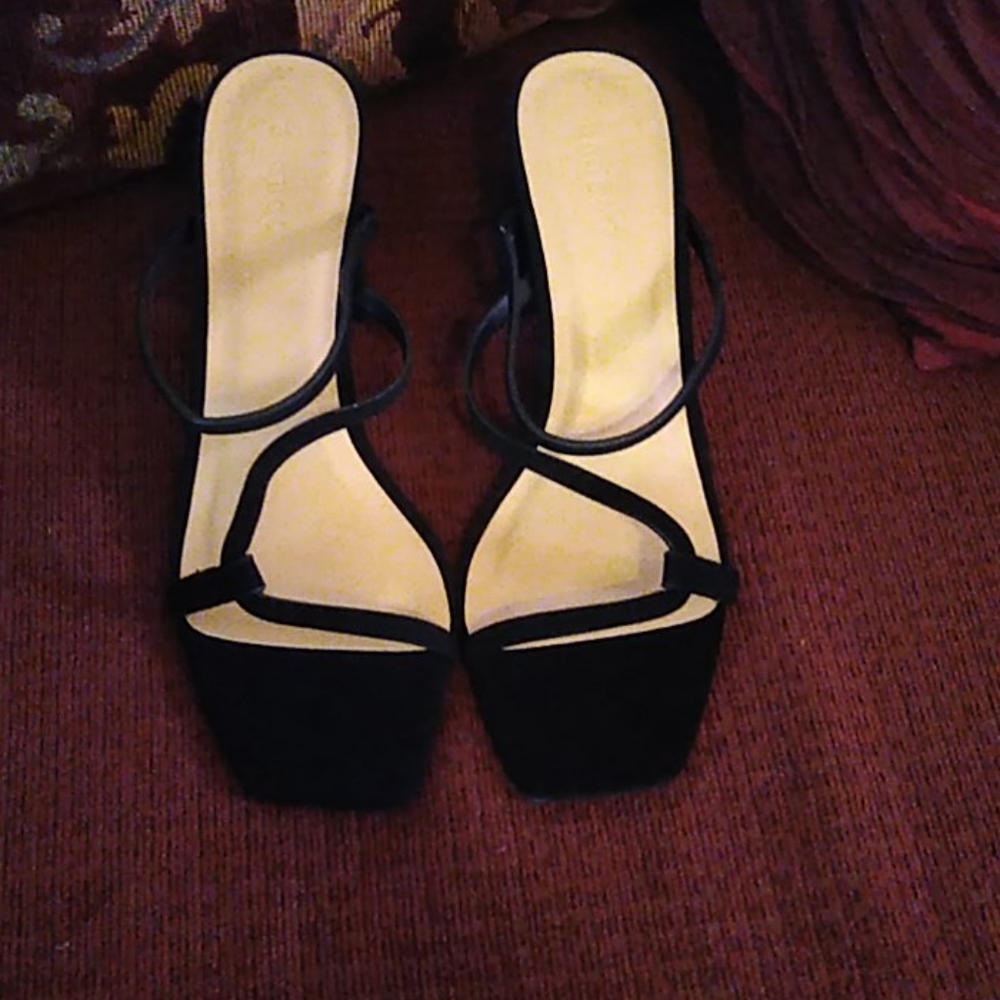 Black Suede sandals